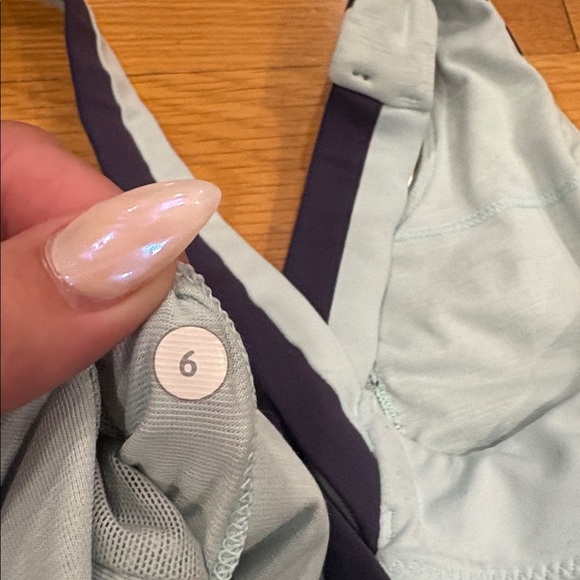 Lululemon Athletica Striped Aqua and Navy Bra - Picture 4 of 4